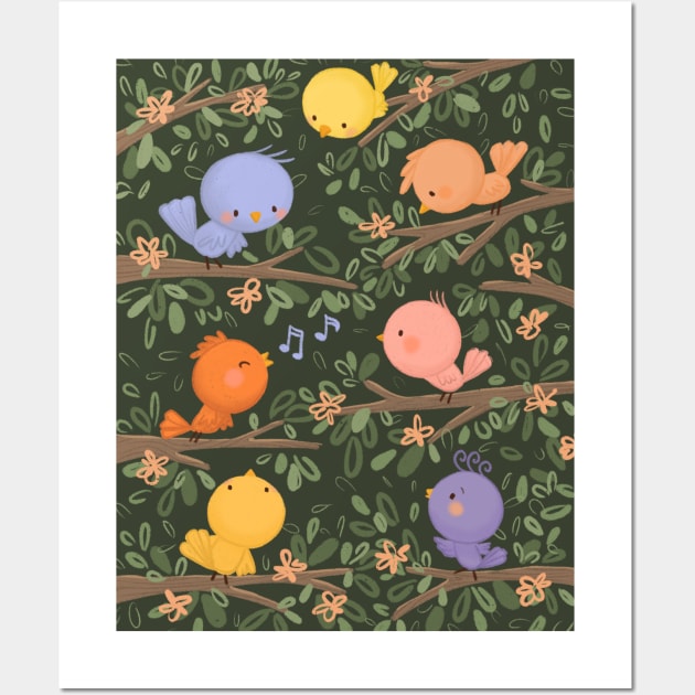 Spring birds Wall Art by LeFacciotte